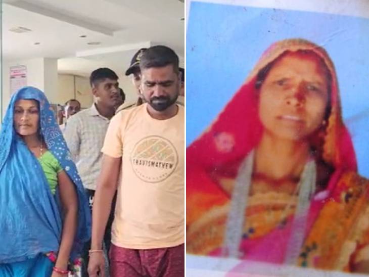 Accused Shailesh Damor and Rasika Damor, right deceased Lalitaben Damor