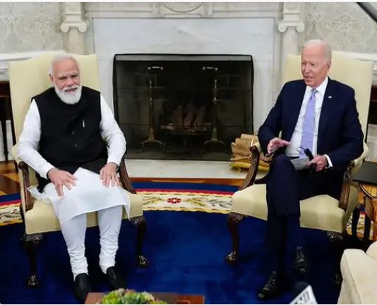 Prime Minister Modi visited America in September 2021.  This was the first bilateral meeting between the two.  Meanwhile, good chemistry was seen between PM Modi and Biden in the White House.