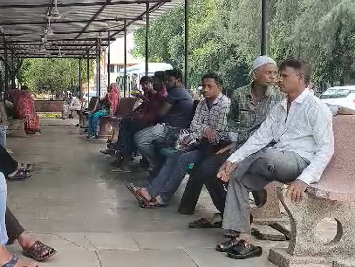 The family gathered at the hospital.