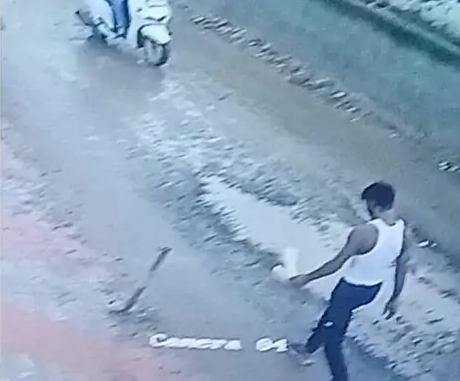 Another CCTV footage of the accused going towards the sister's house after the murder